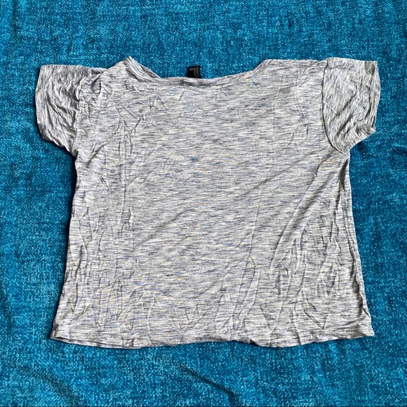 Forever 21 Grey Marl Crop Top - Picture 2 of 2